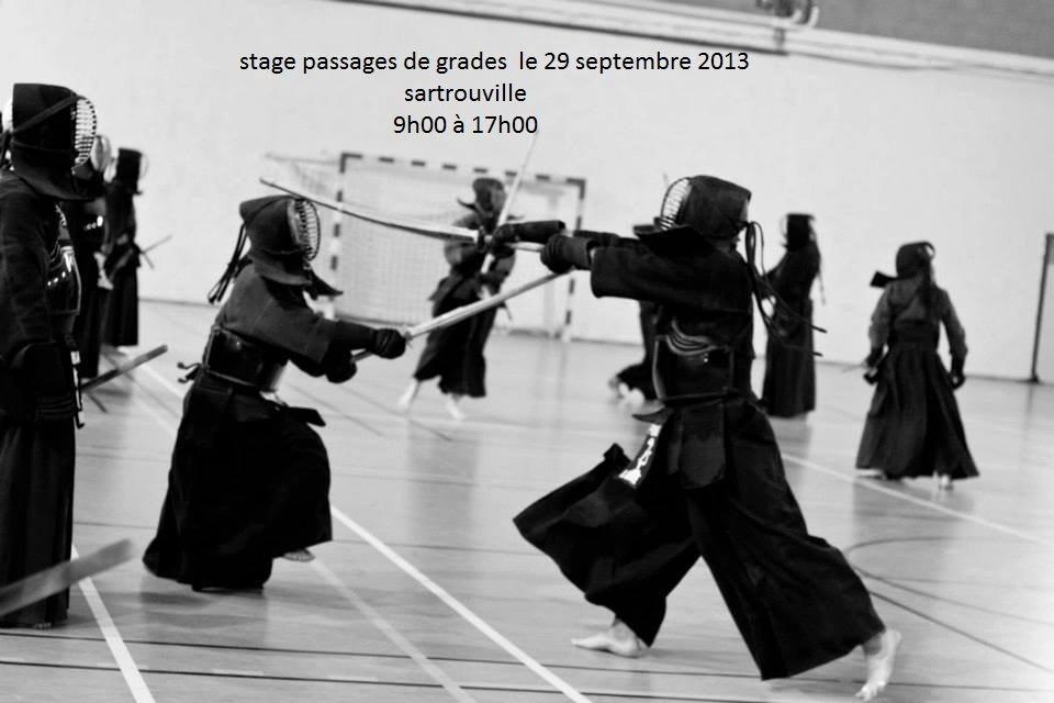 photo de kendo d'illustration pour le stage de preparation au passage de grade