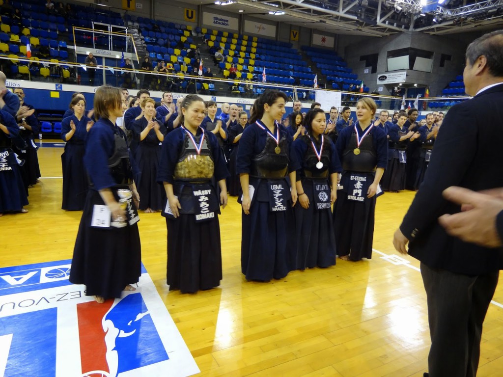 compétition open de France remise de médailles filles