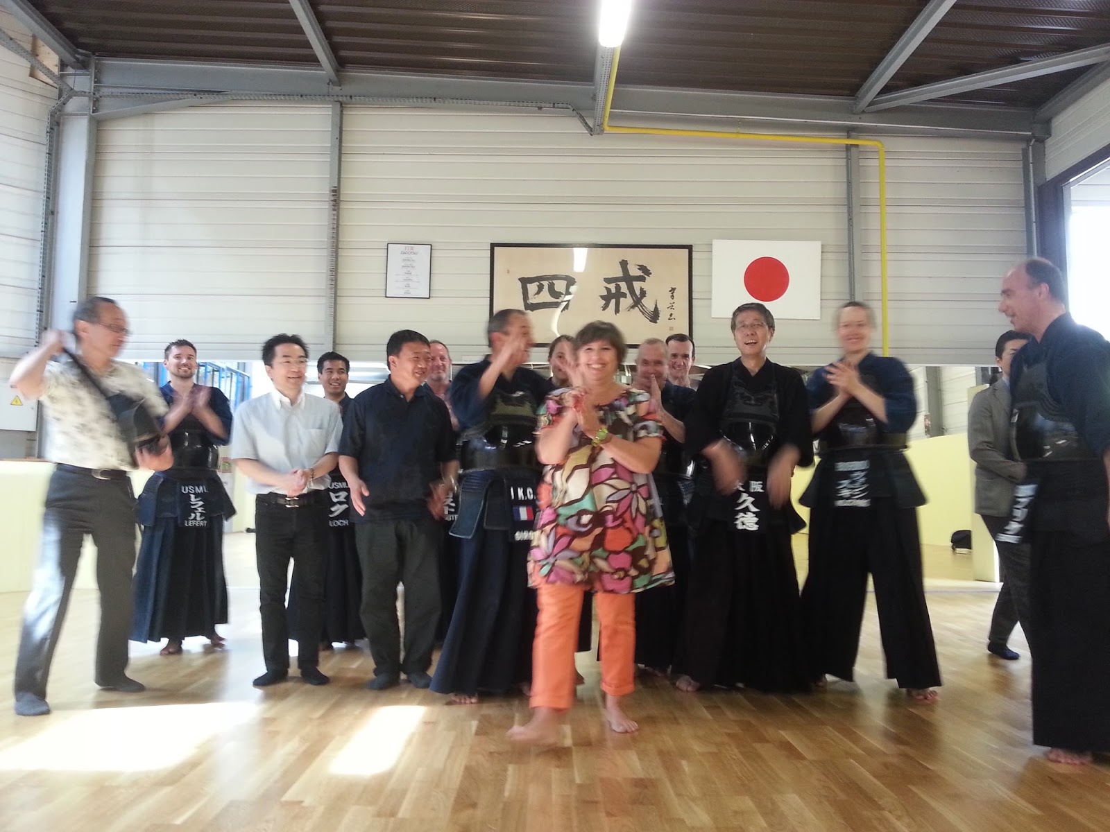 kendodas dans le dojo de maisons laffitte