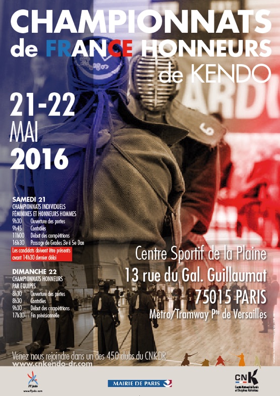affiche A3 championnats france honneurs 2016