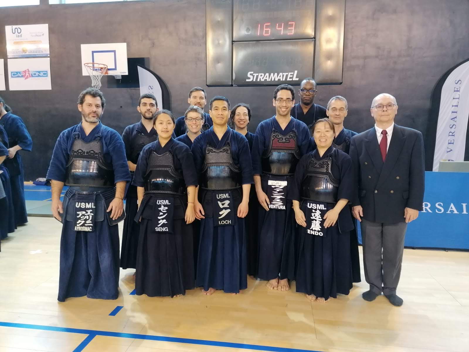 Photos de groupe USML Kendo IDF 2020